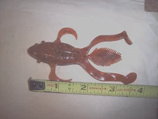 Manns Jelly Worm Franken Toad 4" Frog Lure Bass Fishing Lure 10 Pk Discontinued