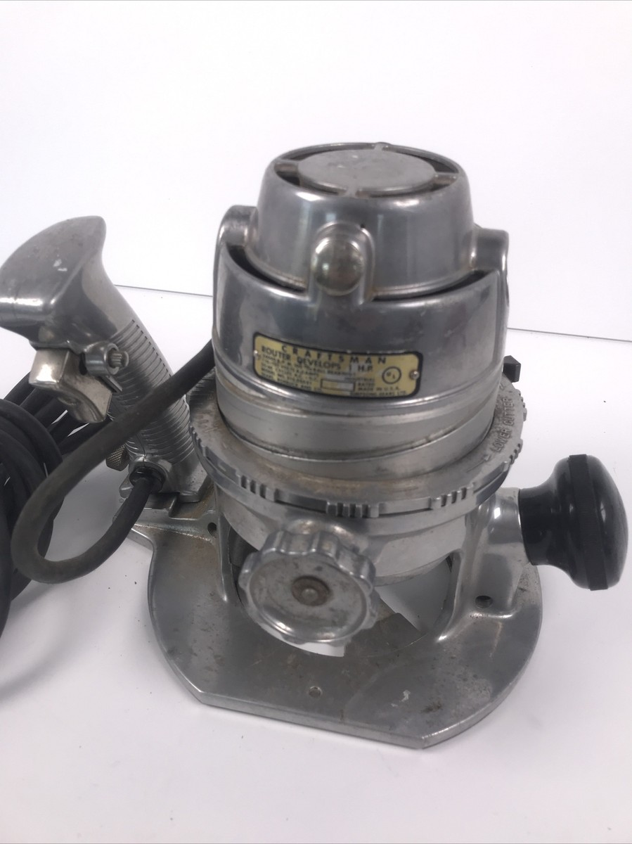 Craftsman Router Industrial 1hp 315.25031 Works Great! Vintage! | eBay