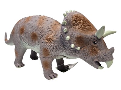 Soft Triceratops (19 Inch) Soft PVC Dinosaur Play Figure | eBay