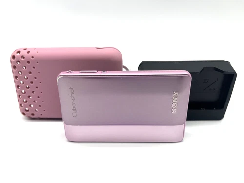 Sony Cyber shot DSC-TX5 Digital Camera Pink Japanese only