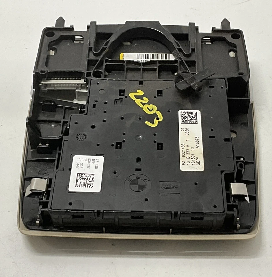 BMW 328XI 2014 conjunto de lámpara de luz domo delantero 9321466 OEM Foto 4 de 4