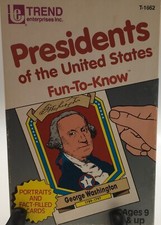 Presidents of the United States Fun-To-Know Flash Cards 1992 by Trend T-1662