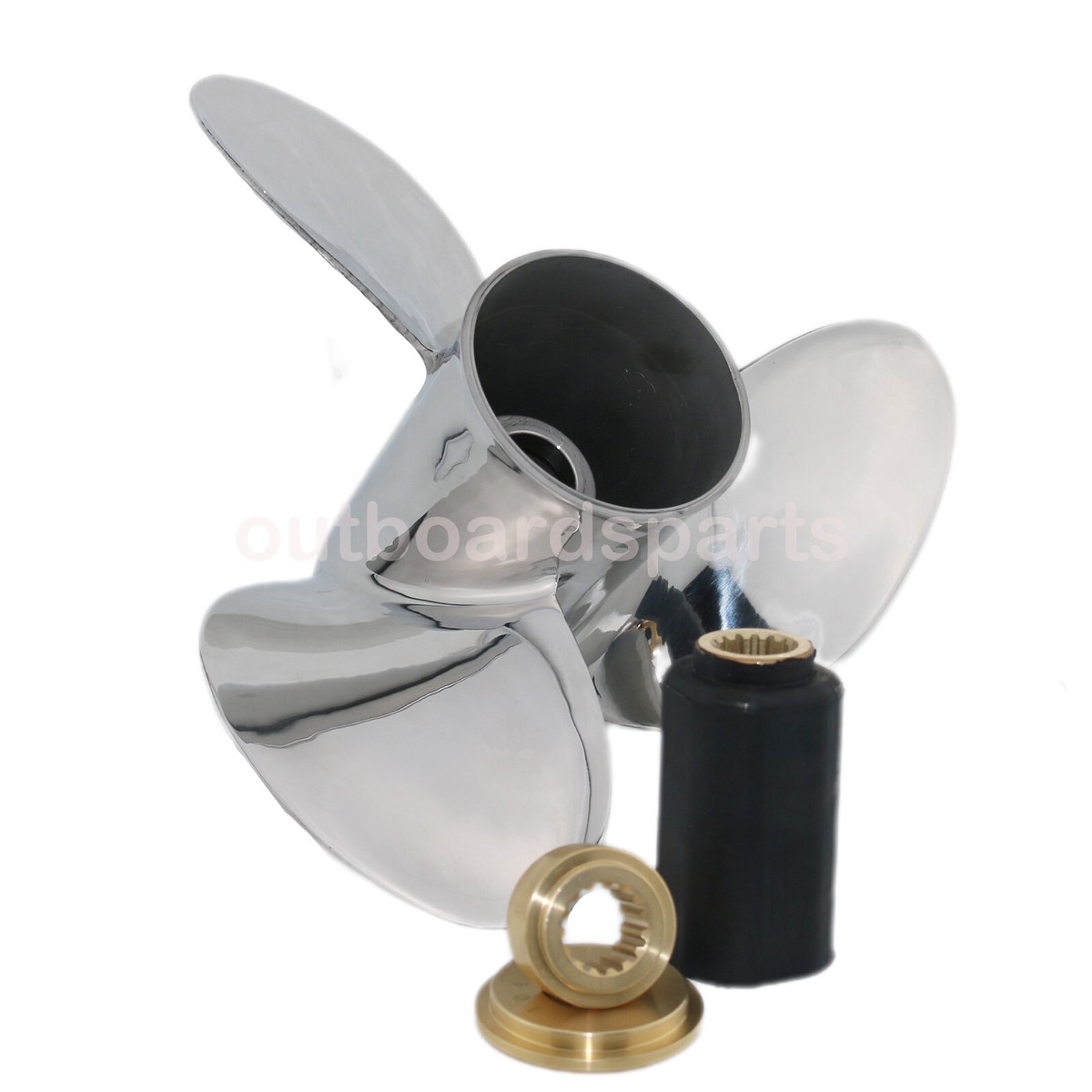 16x19 Outboard Propeller For Suzuki 150-300HP 15 Tooth Stainless