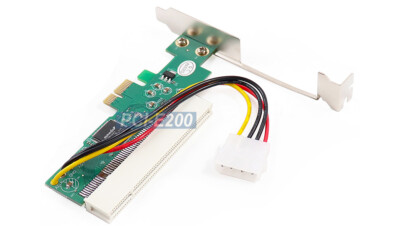 Low Profile PCI To PCIe PCI Express Slot Bus Expansion Converter Stable Bridge