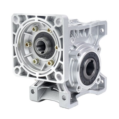 NMRVS050 Worm Gearbox Speed Reducer Ratio 5/10/20/50:1 for Nema 42 Stepper Motor