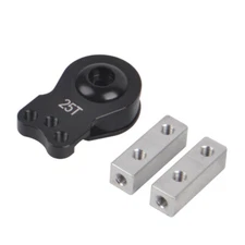 Aluminum 25T Servo Saver Arm w/ Servo Stays for Tamiya CW-01 Lunch Box Blackfoot