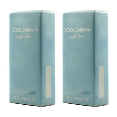 Dolce & Gabbana Light - Blue EDT Eau de Toilette Spray 25ml - 2x
