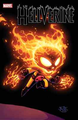 HELLVERINE #1 (SKOTTIE YOUNG VARIANT) COMIC BOOK ~ Ghost Rider