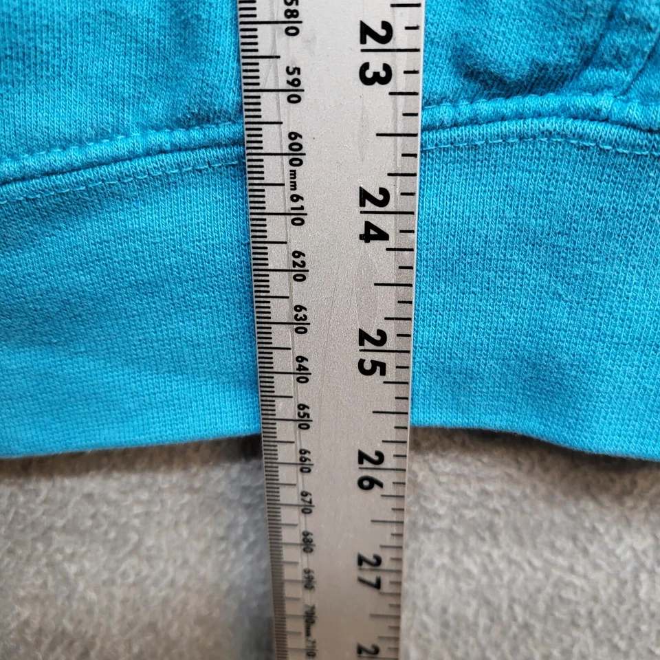 Roxy Women Sweatshirt Large Blue Hoodie Logo Embroidered Pullover - Image 4 of 4