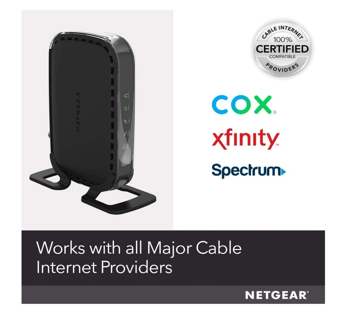 NETGEAR CM400 DOCSIS CABLE MODEM, 46 OFF