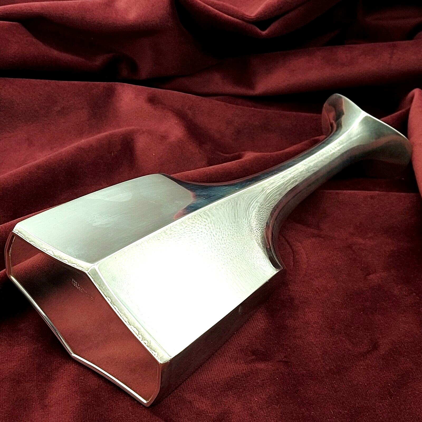 Sterling Silver (925) (150g) Solid Long Concave N… - image 7