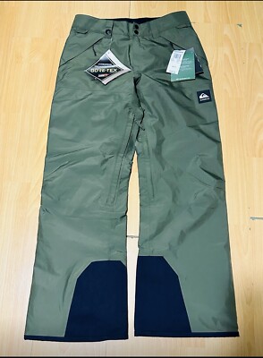 QUIKSILVER MISSION GORE-TEX SNOW PANTS MENS SIZE EXTRA SMALL