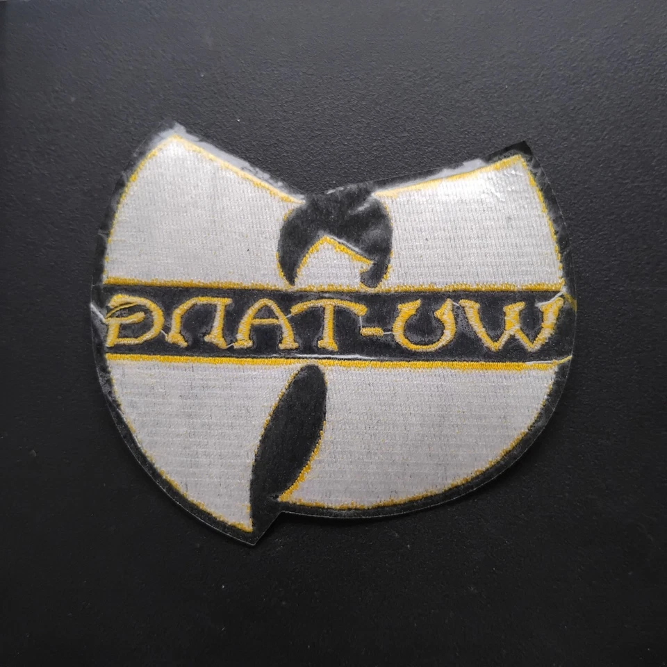 Wu Tang Clan Hip Hop Music Wu Wear Black Yellow Embroidered Iron On Patch UK - Image 3 of 4