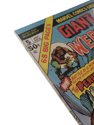 Giant-Size Werewolf 5 Bronze Age Marvel Comic Horror 5.0/5.5 Range Raw Vintage - Picture 11 of 24