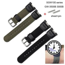 Watch Band for FGW-3500B 3000B SGW100 Series Sports Nylon Replacement Strap Belt