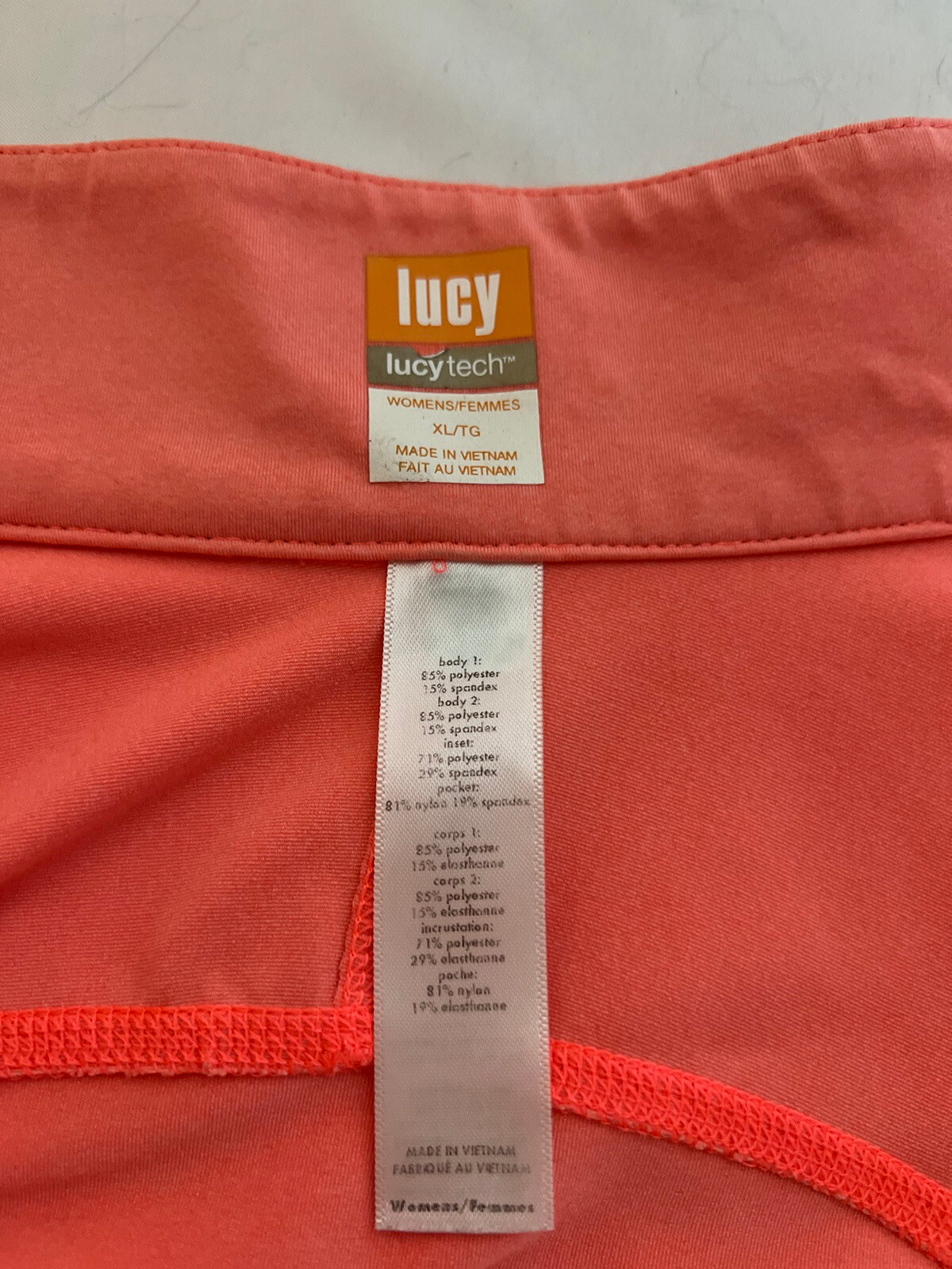 Lucy Tech Half Zip Pullover Jacket Size Large - image 5