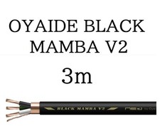 OYAIDE BLACK MAMBA V2 Audio Power Cable 3.0m units 3.5SQ Polymeric Polyolefin