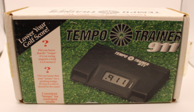 Tempo Trainer 911 Advanced Analyzer AGT Golf Swing Tempor Training Aids VTG..