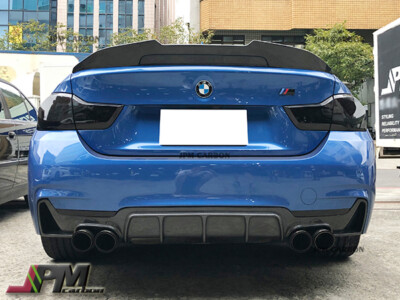 For BMW F36 420i 435i 440i Gran Coupe PM Type Carbon Fiber Trunk Wing Spoiler CF