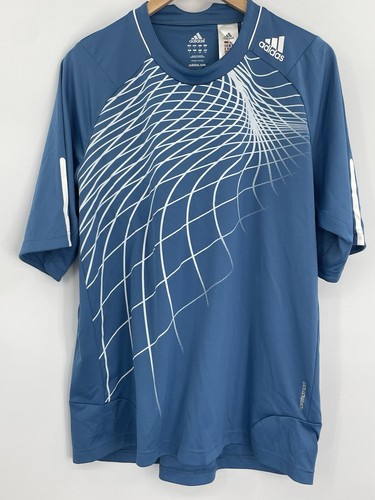 Adidas Climalite Formotion Gear, Blue, White Web Wave Biking Cycling Running