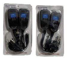 Video and Power Balun transmitter PV/PVD/PVA - HD-CVI/TVI/AHD Lot of 2