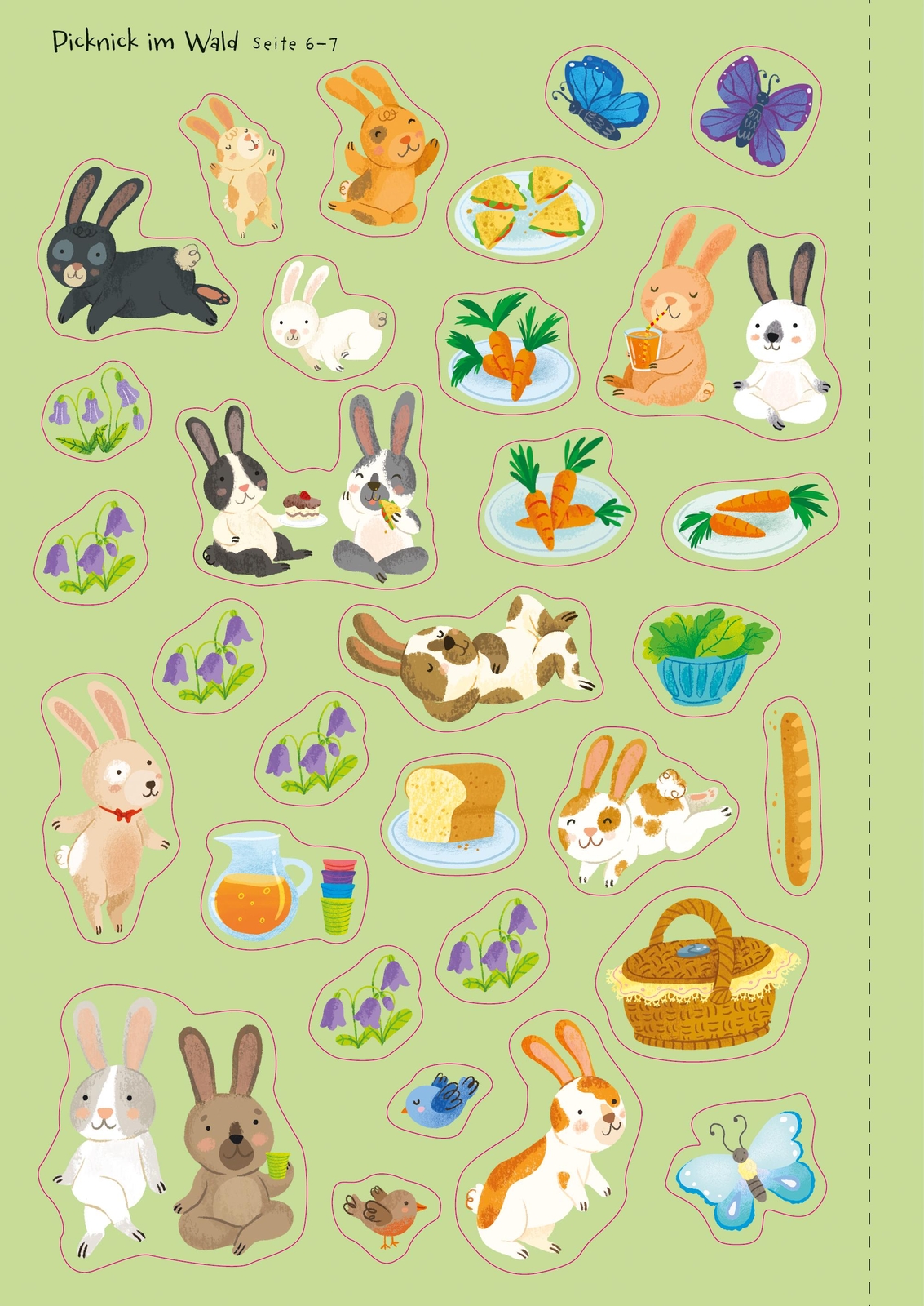 Thumbnail - Mein Immer-wieder-stickerbuch: Osterhasen, Kristie Pickersgill