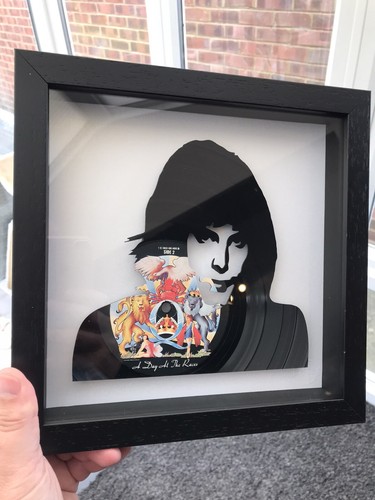 Freddie Mercury - A Day At The Races - Queen Vinyl Record Art 1976