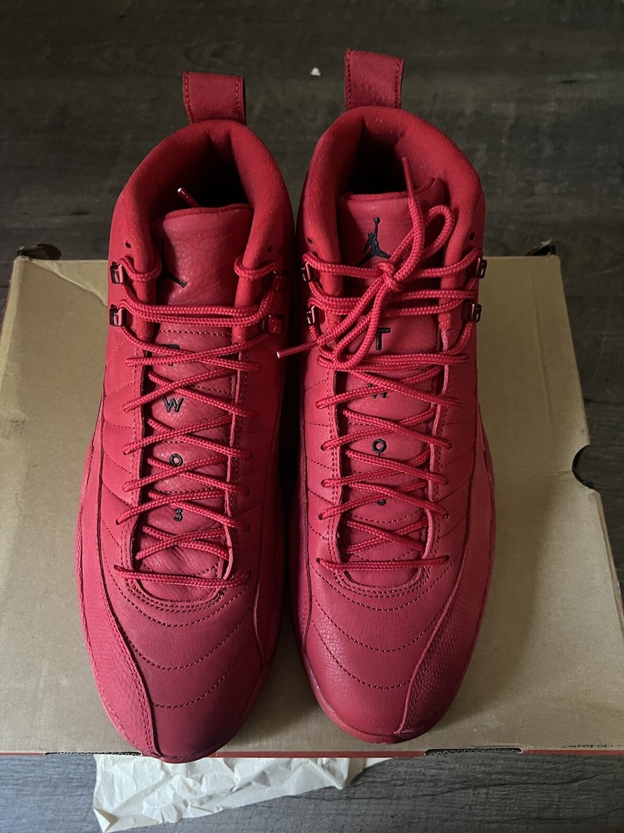 gym red 12s size 13
