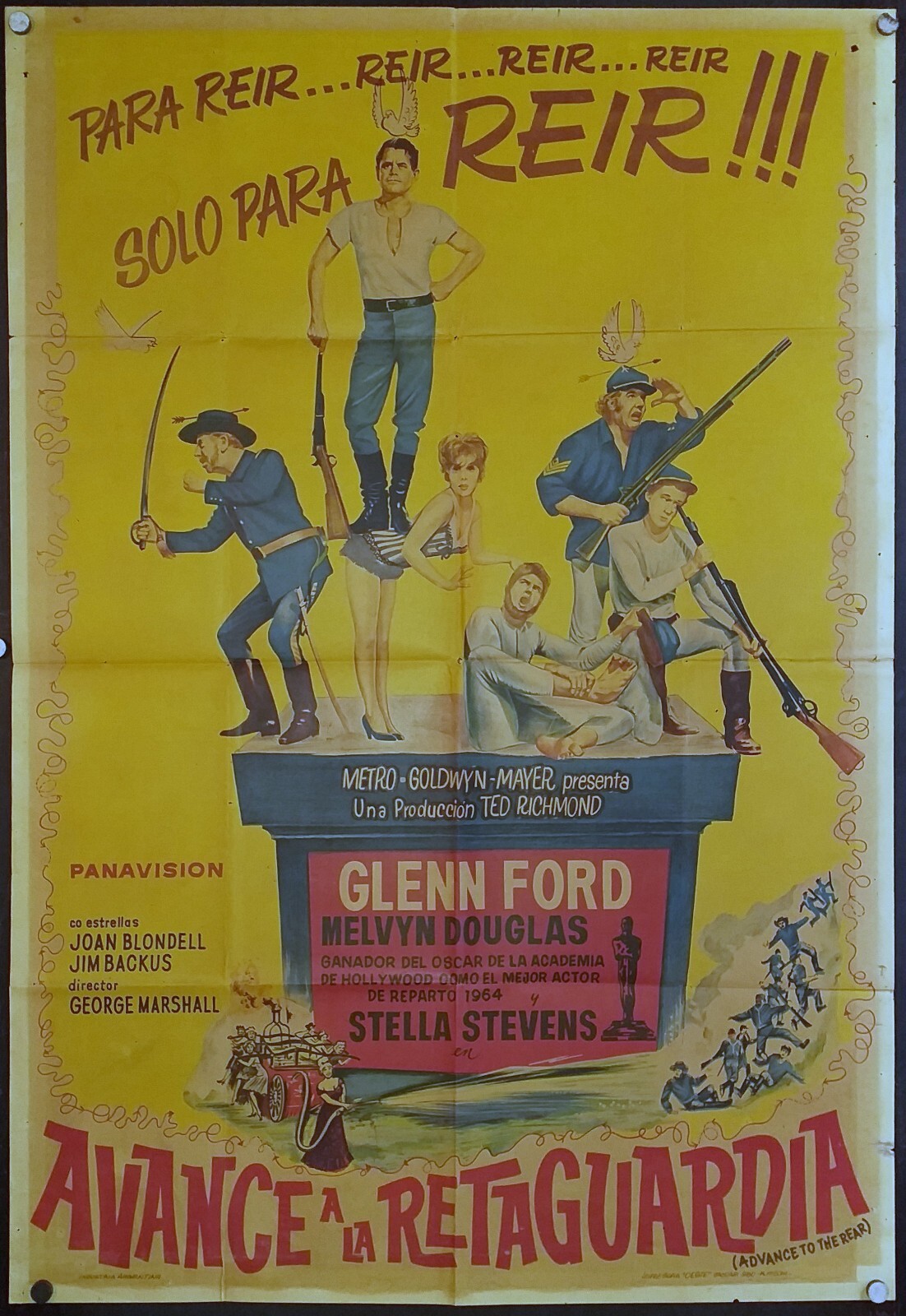ADVANCE TO THE REAR, Glenn Ford, Melvyn Douglas, George Marshall ...