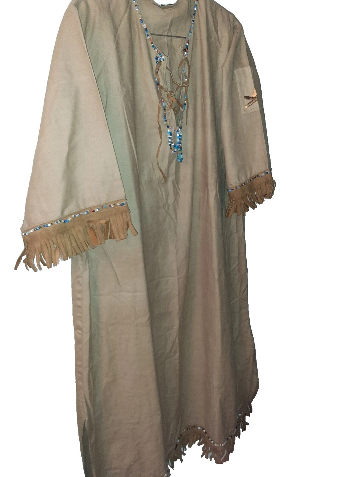 Vestido de gamuza nativo americano disfraces para mujeres