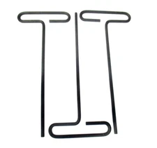 Bondhus (15410) 3/16" Hex 6" OAL High Torque Steel T-Handle Hex End Key - 3 QTY