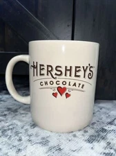 Hersheys Chocolate Mug Large with Hearts Galeria Ceramic 5 in height
