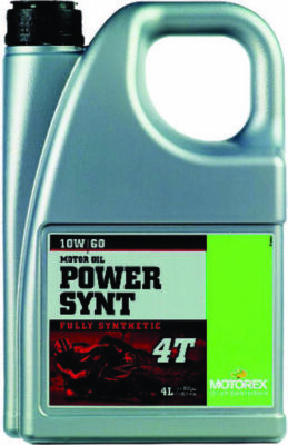 Motorex 102276 /196058 10W60 Power Synthetic 4T Oil 4 Liters