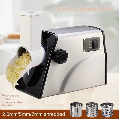 Shredder Electric Commercial Automatic Cheese Shredder Stainless Steel - Picture 3 of 21
