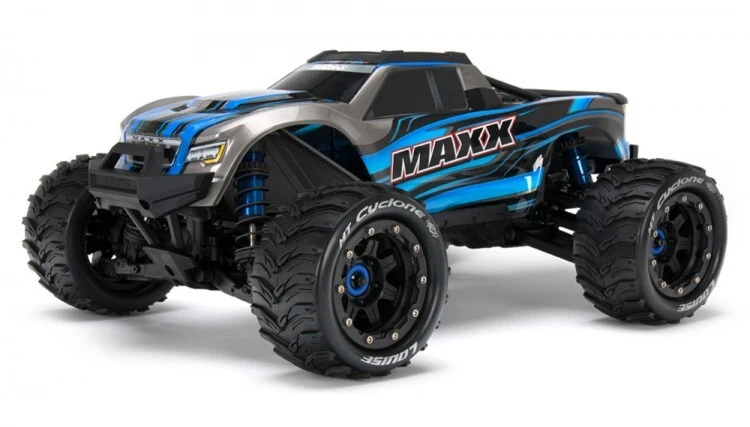 Louise RC MT-CYCLONE 1:10 MAXX Reifen Schwarz Fertig Verklebt Soft Felgen - Bild 3 von 3