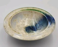 Bill Campbell  Crystalline Glaze Pottery Bowl 7 1/2” 
