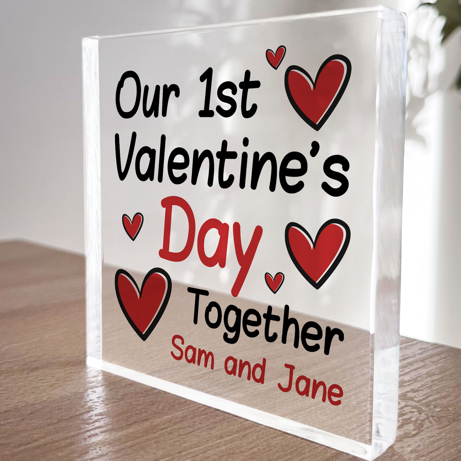 1st Valentines Day Gift Personalised Valentines Gift For Boyfriend