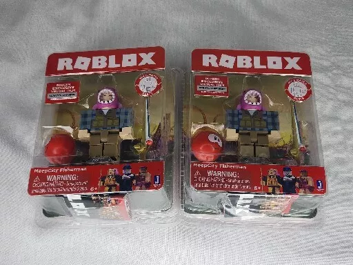 Roblox Meepcity Fisherman Figure Pack Roblox Action Figure Virtual Item  Code NIB