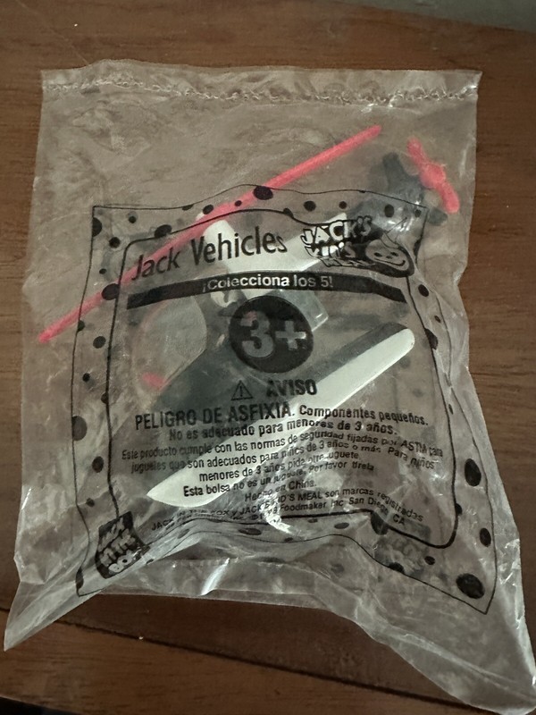 Jack-in-the-Box Kids Meal Toy - Jack’s Vehicles - Helicopter