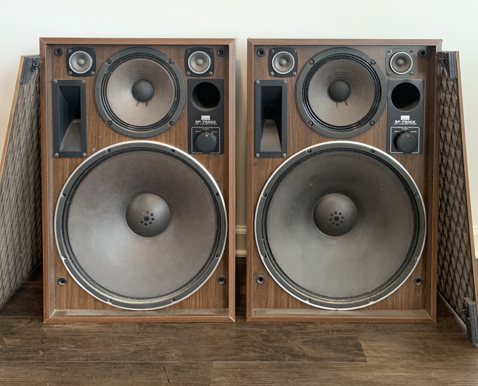vintage sansui sp 7500x speakers