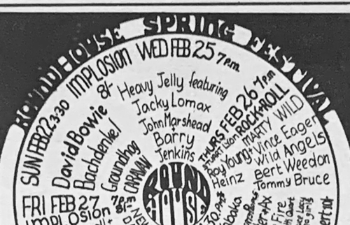 DAVID BOWIE 1970 Poster Style ROUNDHOUSE CONCERT ADVERT Tony Visconti HYPE - Picture 3 of 3