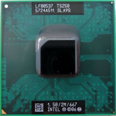 Intel Core 2 Duo CPU 1.5 GHz / 2M / 667 Mhz T5250 Mobile Processor SLA9S 