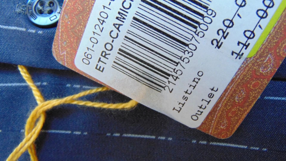 ETRO NUOVA COLLEZIONE  CAMICIA  TG 39 220,00 CART. 7423727134187A - Immagine 3 di 4