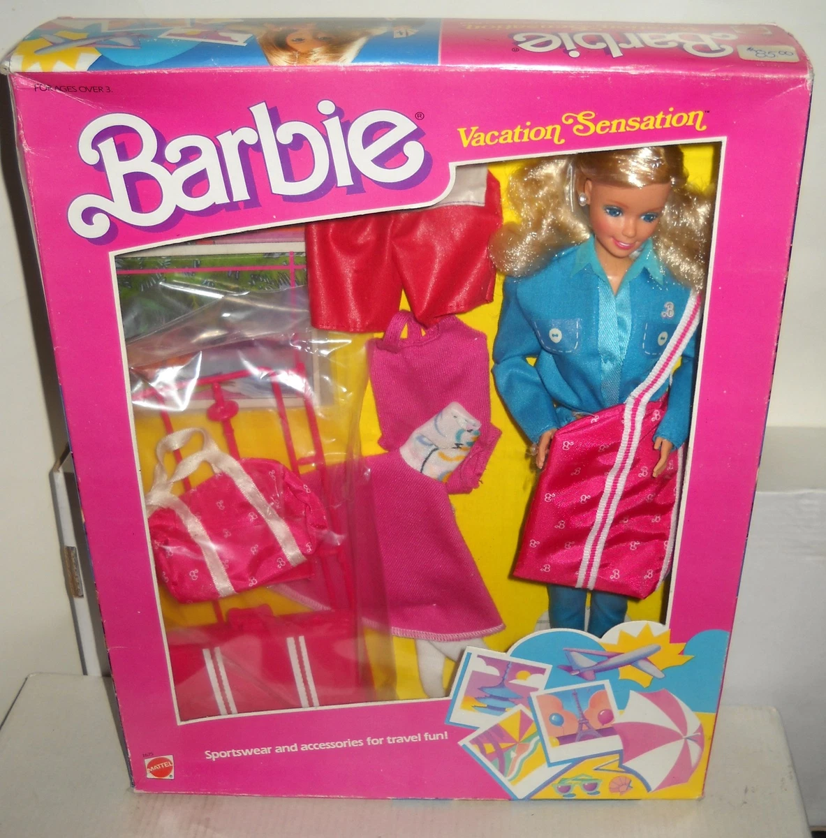 4474 NRFB Mattel Toys R Us Vacation Sensation Barbie in Blue Fashion