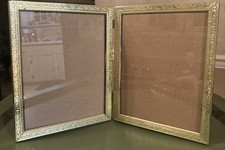 Gold Tone Double Sided Vintage 8x10 Picture Frame Made In USA New Old Stock