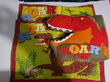 CIRCO TARGET Dinosaur T-Rex Decorative Pillow Roar N Stomp With 2 Pillow Shams