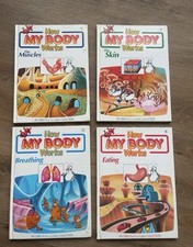 4 book bundle ‘How my body works ‘ Volumes 1-4 hardback book educational 