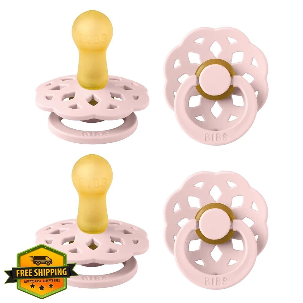 Bibs Pacifier 4 Pack Blossom 6-18mo