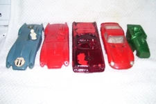 Vintage junk yard lot of 5 Strombecker 1/32 scale of slot cars-AS IS !!!!