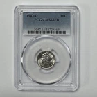 1943-D 10C Mercury Dime PCGS MS63FB Full Bands Silver
